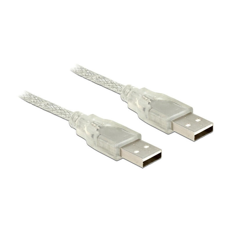 delock-83891-cable-usb-20-tipo-a-macho-usb-20-tipo-a-macho-de-5-m-transparente