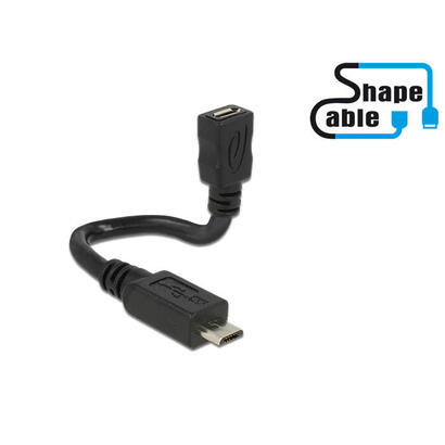 delock-83923-cable-usb-20-micro-b-male-usb-20-micro-b-female-otg-shapecable-015-m