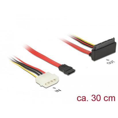delock-85514-cable-sata-de-6-gbs-hembra-de-7-pines-enchufe-de-alimentacion-de-4-pines-molex-sata-curvado-hacia-arriba-hembra-met