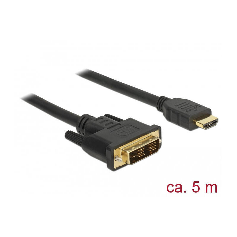 delock-85586-cable-hdmi-a-dvi-181-bidireccional-5-m