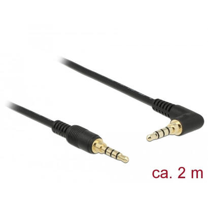 delock-85613-cable-estereo-de-35-mm-de-4-pines-macho-macho-en-angulo-2-m-negro