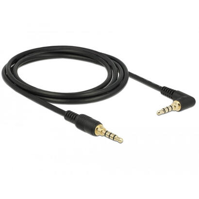 delock-85613-cable-estereo-de-35-mm-de-4-pines-macho-macho-en-angulo-2-m-negro