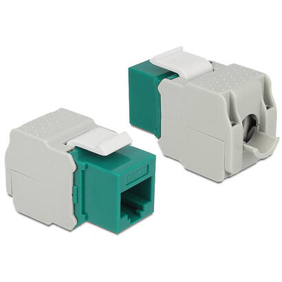 delock-86349-conector-rj45-para-modulo-keystone-lsa-cat6-utp-verde