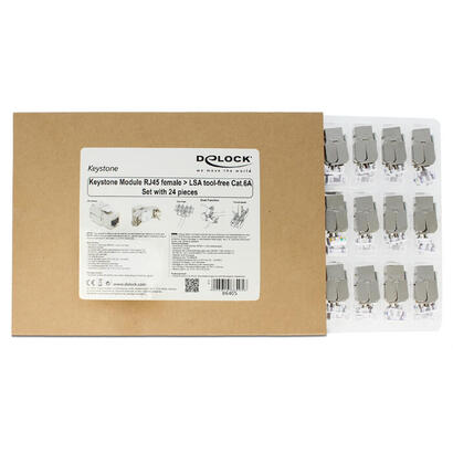 delock-86405-keystone-module-rj45-jack-lsa-cat6a-stp-24-pieces