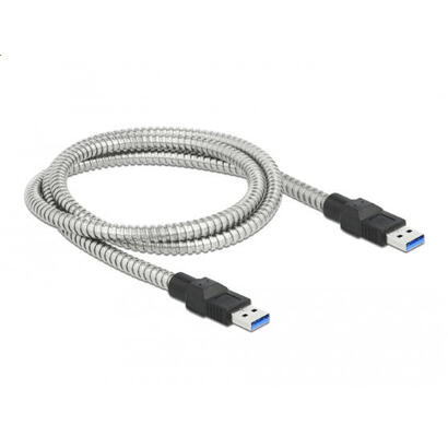 delock-86775-cable-usb-32-gen-1-de-tipo-a-macho-a-tipo-a-macho-con-cubierta-metalica-1-m