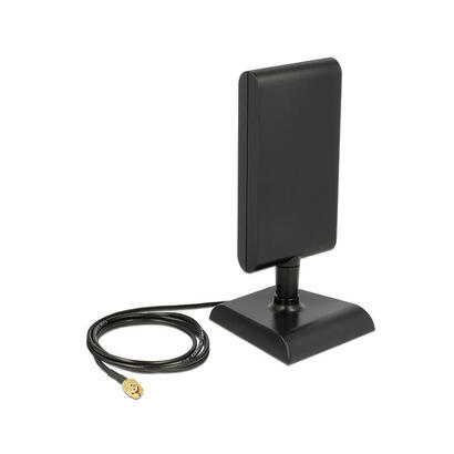 delock-89590-antena-wlan-80211-acahbgn-macho-rp-sma-6-9-dbi-direccional-con-base-magnetica-y-cable-de-conexion-ula-100-1-m-negro