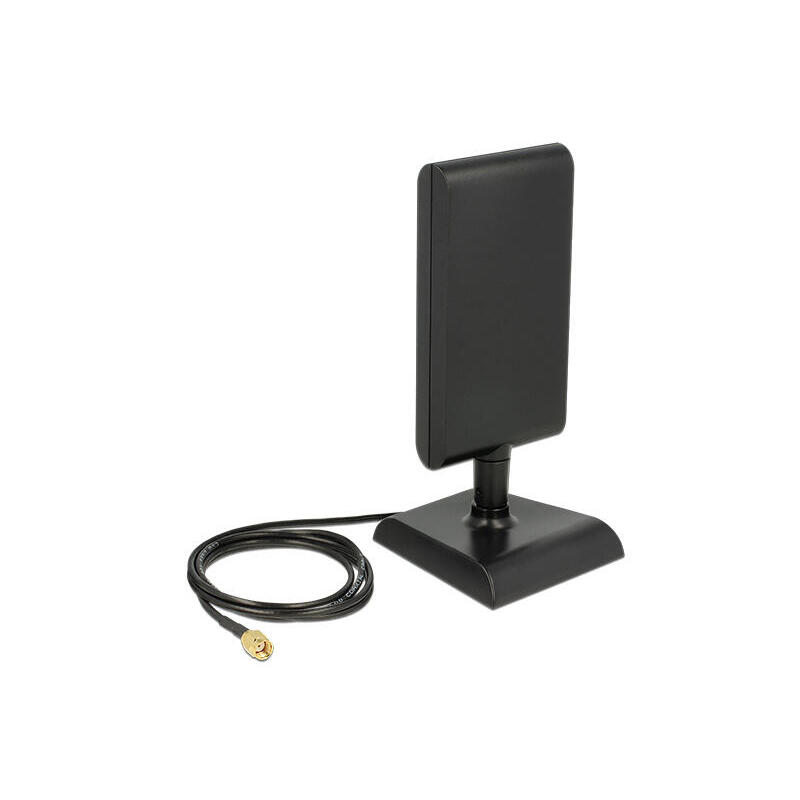 delock-89590-antena-wlan-80211-acahbgn-macho-rp-sma-6-9-dbi-direccional-con-base-magnetica-y-cable-de-conexion-ula-100-1-m-negro