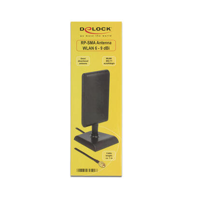 delock-89590-antena-wlan-80211-acahbgn-macho-rp-sma-6-9-dbi-direccional-con-base-magnetica-y-cable-de-conexion-ula-100-1-m-negro