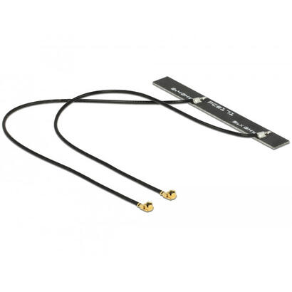 delock-89631-doble-antena-wlan-wifi-6-de-doble-banda-2-x-i-pex-inc-mhf-i-macho-de-5-dbi-y-pcb-de-2-x-50-cm-interna-autoadhesiva
