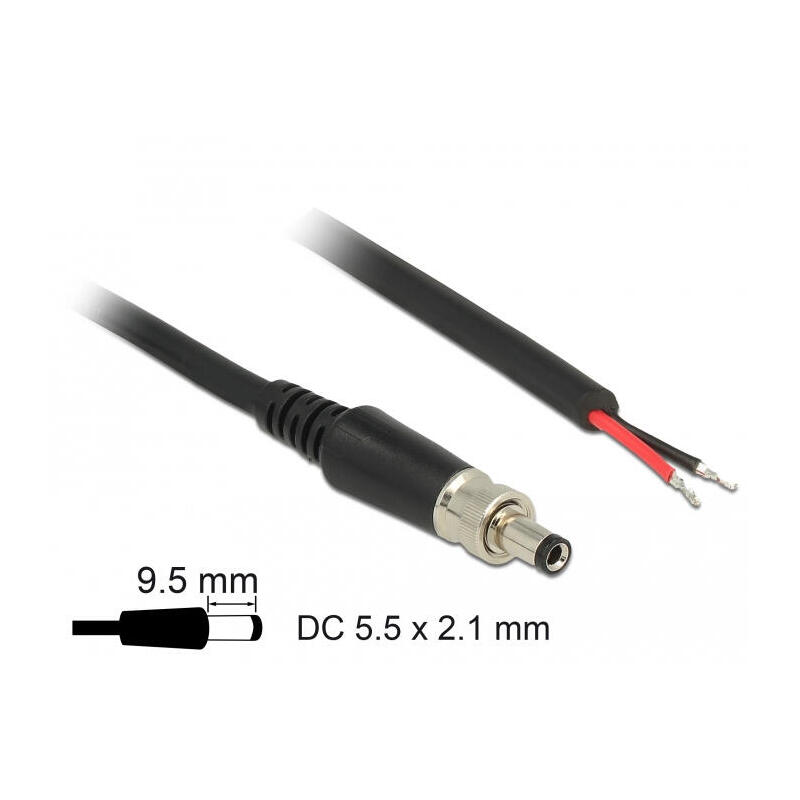 delock-89907-cable-de-alimentacion-dc-55-x-21-x-95-mm-atornillable-para-abrir-extremos-de-cable-de-95-cm