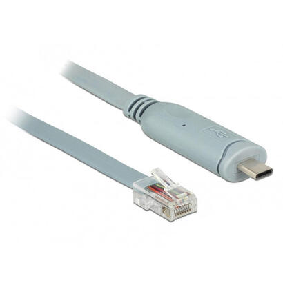 delock-89917-adaptador-usb-20-type-c-macho-1-x-serial-rs-232-rj45-macho-05-m-gris