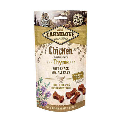 golosina-para-gatos-con-pollo-y-tomillo-carnilove-semi-moist-snack-chicken-thyme-50-g