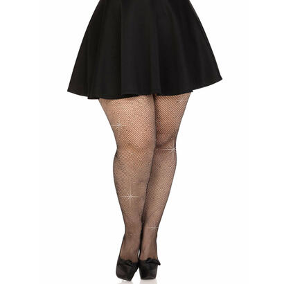 leg-avenue-medias-rejilla-cristalizada-negro-plus-size