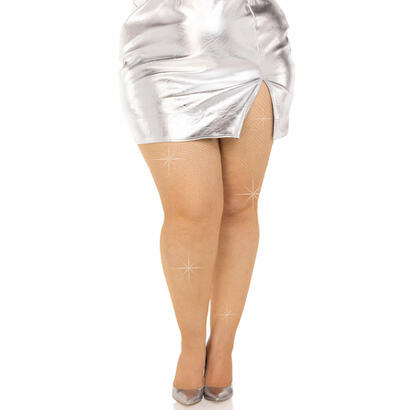 leg-avenue-medias-rejilla-cristalizada-caramelo-plus-size