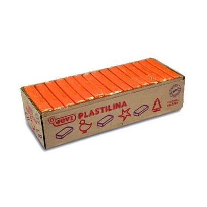 jovi-plastilina-caja-15-pastillas-350gr-unicolor-naranja