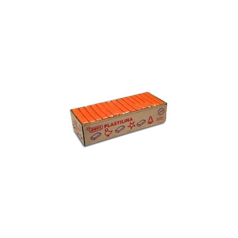 jovi-plastilina-caja-15-pastillas-350gr-unicolor-naranja