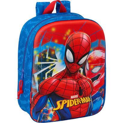 mochila-guarderia-3d-bolsillo-red-spider-man