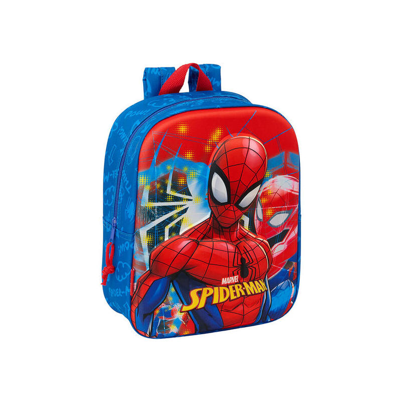 mochila-guarderia-3d-bolsillo-red-spider-man