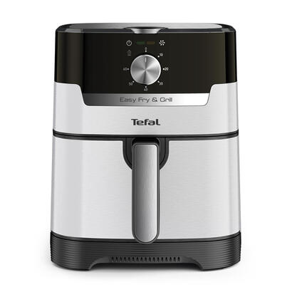 freidora-de-aire-tefal-easy-fry-grill-classic-ey501a-caliente-acero-inoxidablenegro-ey501a