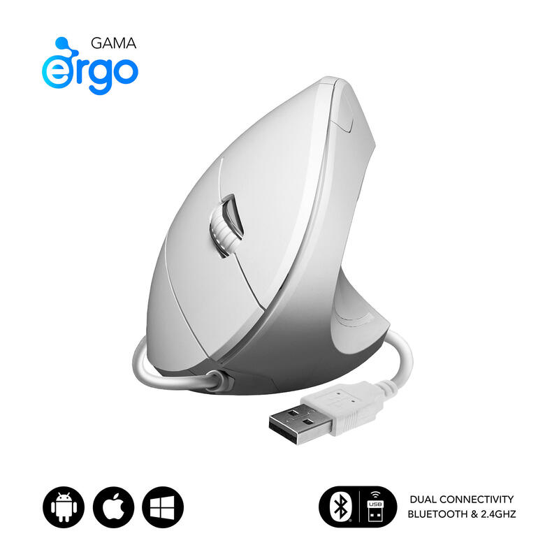 raton-subblim-glide-vertical-ergo-vertical-usb-1600dpi-5-botones-uso-diestro-blanco