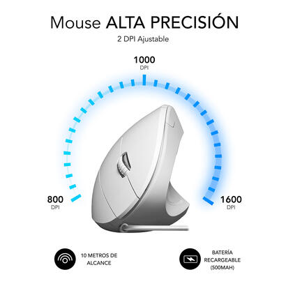 raton-subblim-glide-vertical-ergo-vertical-usb-1600dpi-5-botones-uso-diestro-blanco