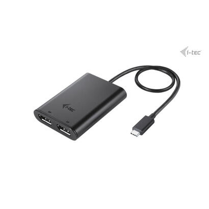 adaptador-usb-tipo-c-a-displayport-i-tec-macho-hembra-negro