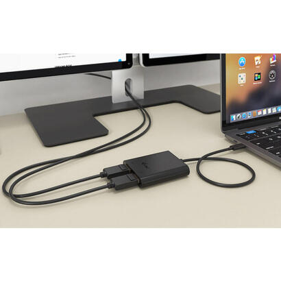 adaptador-usb-tipo-c-a-displayport-i-tec-macho-hembra-negro