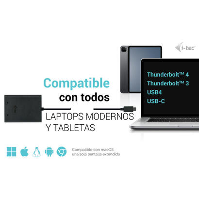adaptador-usb-tipo-c-a-displayport-i-tec-macho-hembra-negro