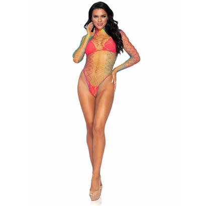 leg-avenue-body-de-rejilla-manga-larga-multicolor