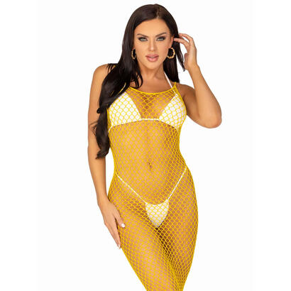 leg-avenue-vestido-de-rejilla-largo-amarillo-talla-unica