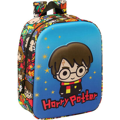 mochila-guarderia-3d-bolsillo-red-harry-potter