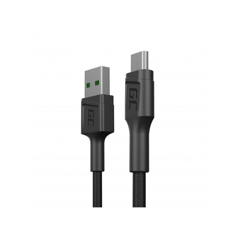 green-cell-kabgc23-cable-usb-03-m-usb-20-usb-a-micro-usb-b-negro green-cell-kabgc23-cable-usb-03-m-usb-20-usb-a-micro-usb-b-negro