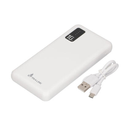 extralink-ex19638-bateria-externa-polimero-de-litio-10000-mah-blanco