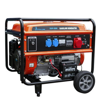 extralink-ex30356-motor-generador-5000-w-25-l-gasolina-negro-naranja