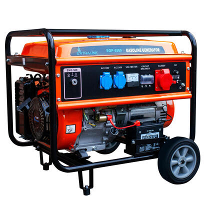 extralink-ex30356-motor-generador-5000-w-25-l-gasolina-negro-naranja