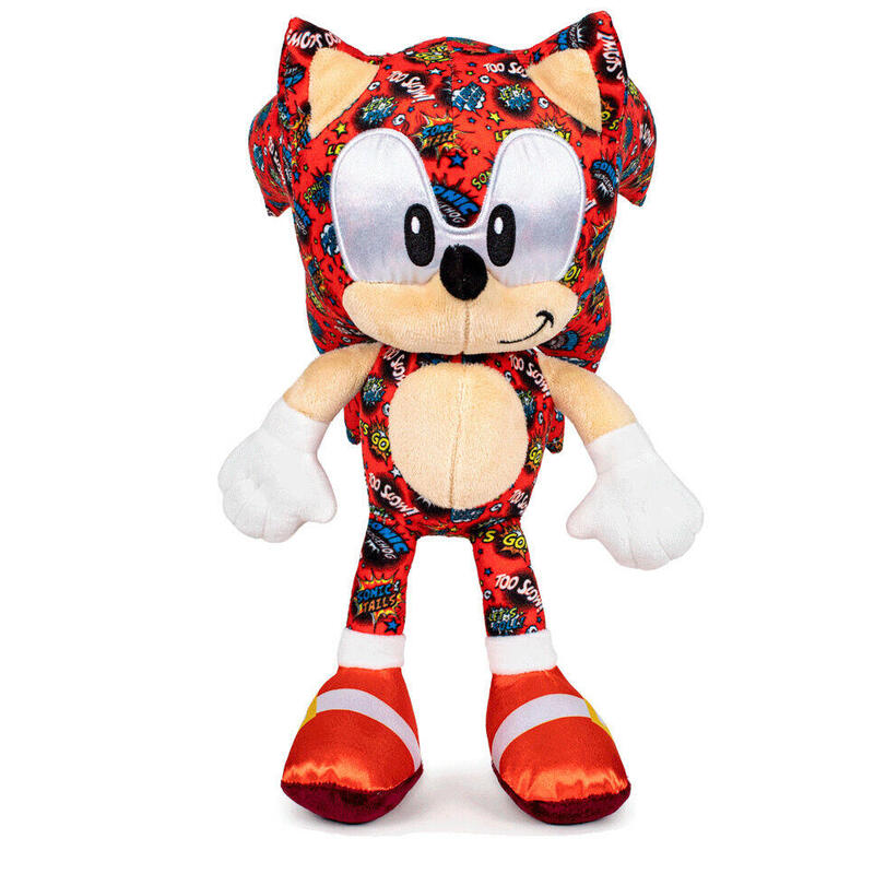 peluche-sonic-red-comic-sonic-the-hedgehog-30cm