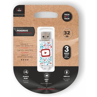 techonetech-be-super-video-dream-memoria-usb-20-32gb-pendrive