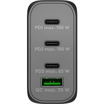 goobay-65555-cargador-usb-c-pd-multiport-100w-negro