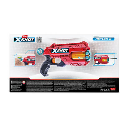 zuru-x-shot-excel-lanzador-reflex-6-con-dardos-lanzador-de-dardos-36433