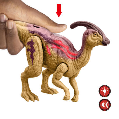 figura-de-juguete-mattel-jurassic-world-wild-roar-parasaurolophus-htk75