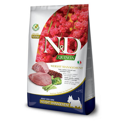 alimento-seco-para-perros-farmina-nd-quinoa-dog-weight-management-lamb-adult-mini-25-kg