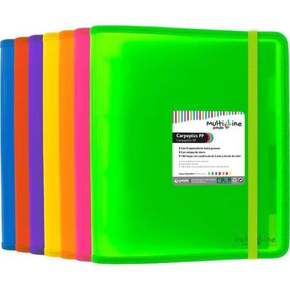 grafoplas-carpeta-4-anillas-mixtas-4x25-mm-carpeplus-pp-multiline-con-recambio-100h-a4-rojo