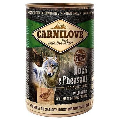 comida-humeda-para-perros-carnilove-into-the-wild-duckpheasant-400-g