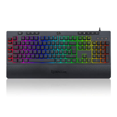 redragon-shiva-teclado-gaming-membrana-rbg-reposamunecas-espanol-espana-negro