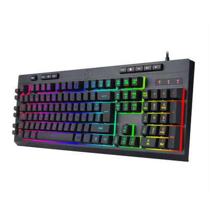redragon-shiva-teclado-gaming-membrana-rbg-reposamunecas-espanol-espana-negro