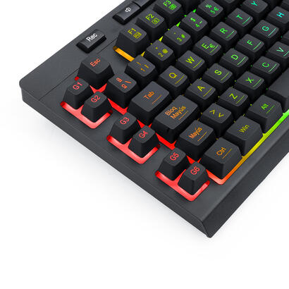 redragon-shiva-teclado-gaming-membrana-rbg-reposamunecas-espanol-espana-negro