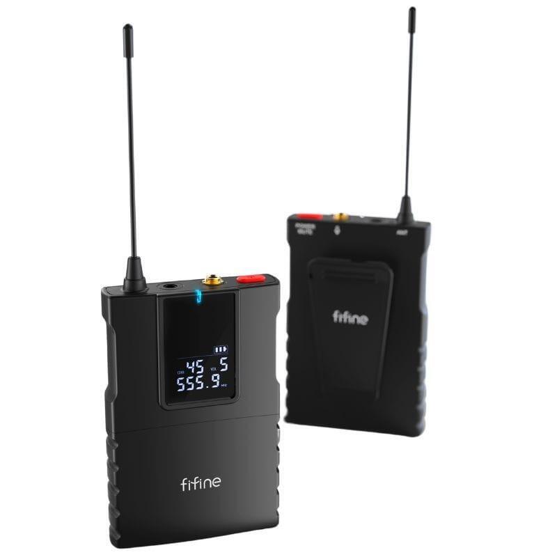 fifine-c8-negro-microfono-de-camara-profesional-inalambrico
