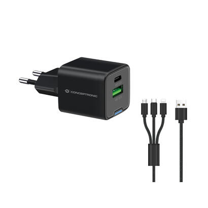 conceptronic-cargador-2port-33w1xusb-c1xusb-a-3-in-1-sw