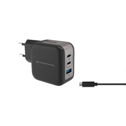 conceptronic-cargador-3port-67w2xusb-c1xusb-a-15m-sw