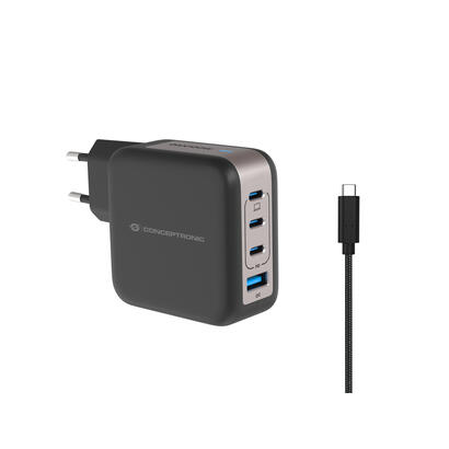 conceptronic-cargador-4port-100w3xusb-c1xusb-a-15m-sw